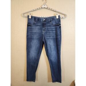 No Boundaries Juniors Plus‎ Blue Pull On Super High Rise Skinny Jeans Size XXXL
